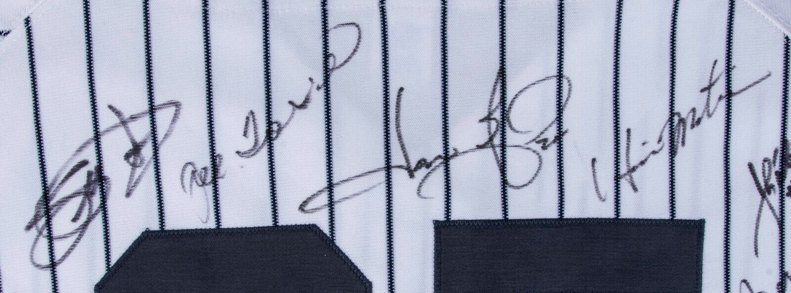 2005 New York Yankees Team Signed Jersey Derek Jeter Mariano Rivera JSA COA