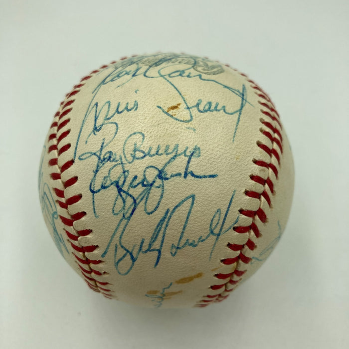 Beautiful Thurman Munson 1979 New York Yankees Team Signed Baseball PSA DNA RARE