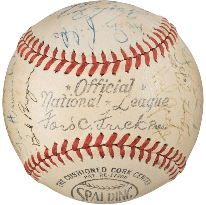 Jackie Robinson Rookie 1947 Brooklyn Dodgers Team Signed Baseball PSA DNA COA