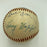 1956 World Series Signed Game Used Baseball Yankees VS. Dodgers MEARS COA