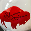 O.J. Simpson & Johnnie Cochran Signed Buffalo Bills Full Size Helmet JSA COA