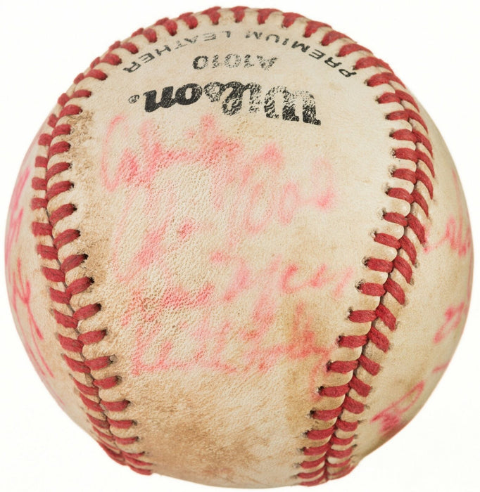 Ken Griffey Jr. Pre Rookie 1988 Vermont Mariners Team Signed Baseball JSA COA