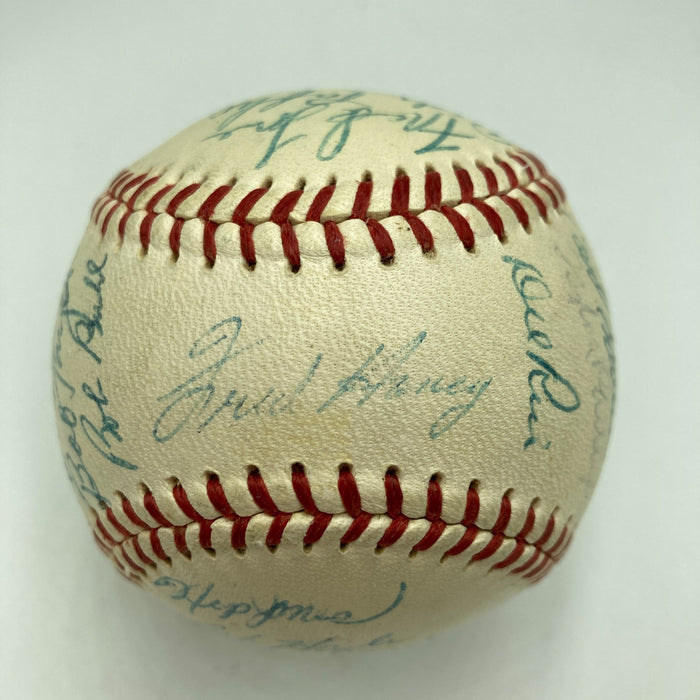 1957 Milwaukee Braves World Series Champs Team Signed Baseball PSA DNA & Beckett