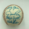 Hall Of Fame Multi Signed Cracker Jack Old Timers Game Baseball Beckett COA