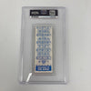 Ken Griffey Jr. & Randy Johnson Signed 1995 ALDS Game 5 Ticket PSA 10 GEM MINT