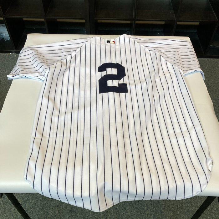 Derek Jeter Team Of The Century Signed Yankees World Series Jersey Steiner COA