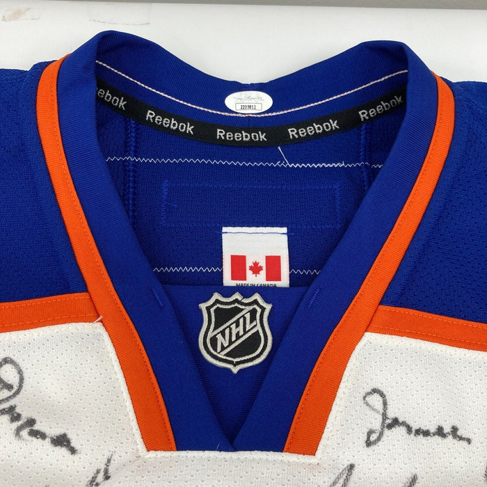 1984-85 Edmonton Oilers Stanley Cup Champs Team Signed Jersey Wayne Gretzky JSA