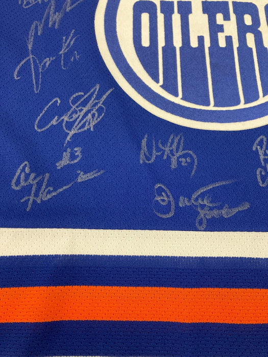 Wayne Gretzky Edmonton Oilers HOF Legends Multi Signed Jersey 24 Sigs JSA COA