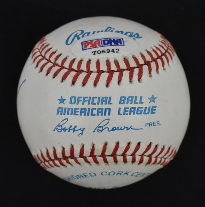 Michael Jordan & Charles Barkley 1980's Signed American League Baseball PSA DNA