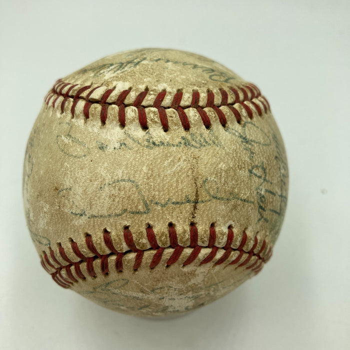 1975 Cleveland Indians Team Signed AL Game Baseball Harmon Killebrew