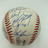 1996 Houston Astros Team Signed Baseball Jeff Bagwell & Craig Biggio