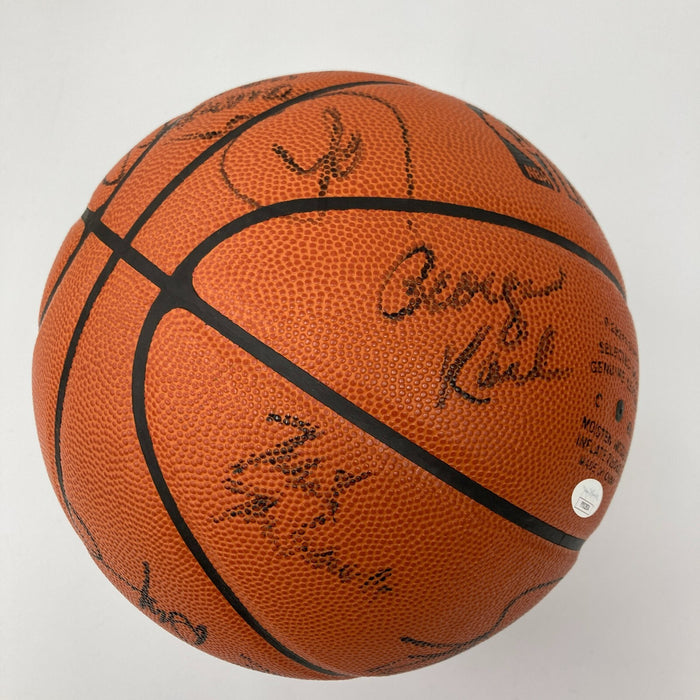Ray Allen 1999 Milwaukee Bucks Team Signed Spalding NBA Game Basketball JSA