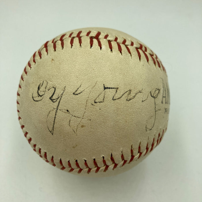 Beautiful Cy Young Single Signed American League Baseball PSA DNA COA