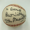 1960's Stan Musial Playing Days Signed National League Giles Baseball PSA DNA