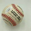 Willie Mays 660 HR 3283 Hits & Hank Aaron 755 HR 3771 Hits Signed Baseball JSA