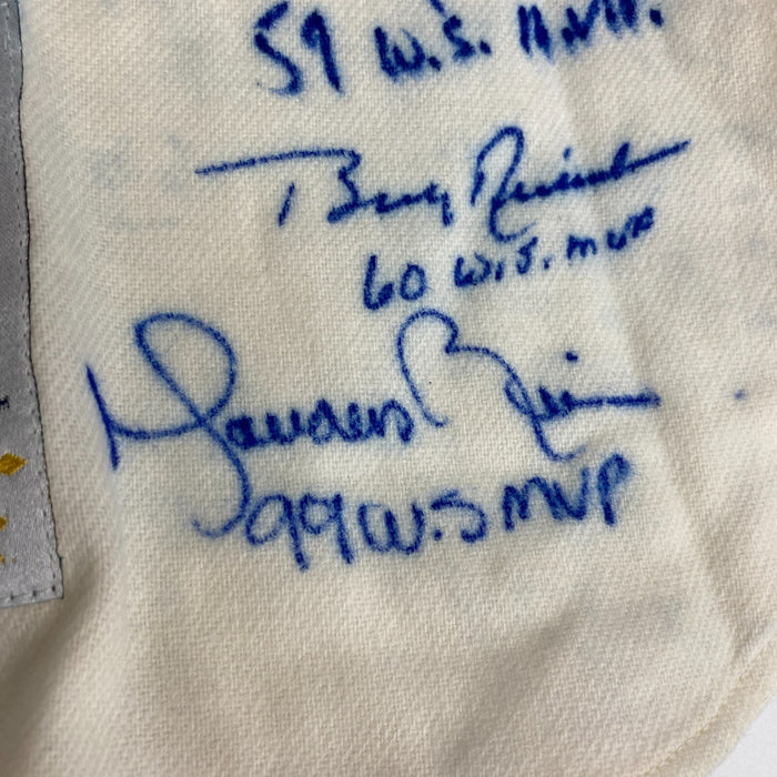 World Series MVP Winners Signed Inscribed Jersey 40 Signatures JSA COA