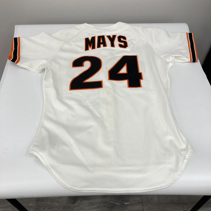 Willie Mays Signed San Francisco Giants Rawlings Game Model Jersey Beckett COA