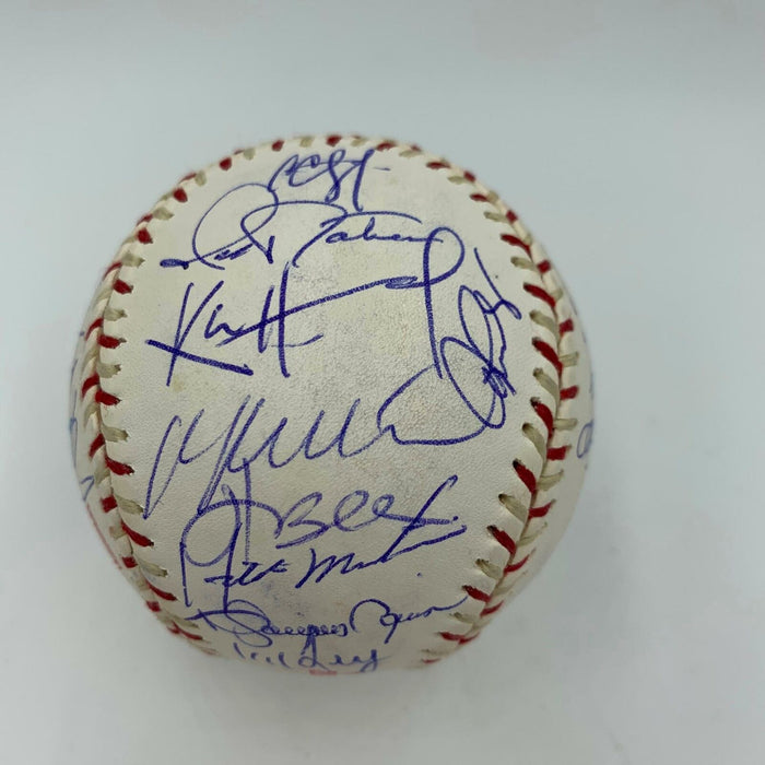 Derek Jeter Mariano Rivera Ichiro Signed 2004 All Star Game Signed Baseball MLB