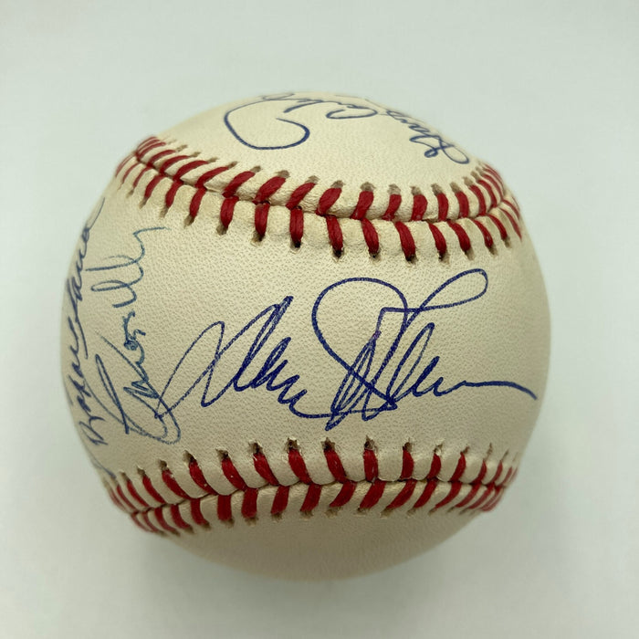 1986 New York Mets World Series Champs Team Signed W.S. Baseball JSA COA
