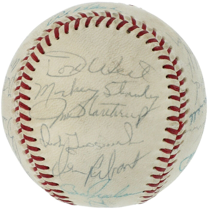 1968 Detroit Tigers World Series Champs Team Signed Baseball Beckett COA