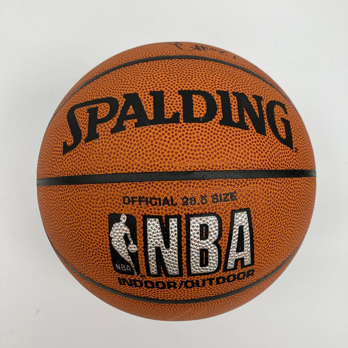 Tim Duncan Signed Spalding NBA Basketball JSA COA