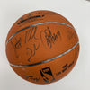 San Antonio Spurs Team Signed Game Used Basketball Tony Parker Ginobili Leonard