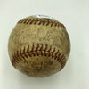 Extremely Rare Max Lefty Weisman 1940's Signed Baseball Cleveland Indians PSA