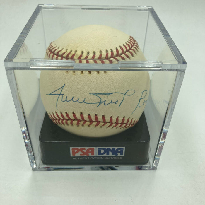 Willie Mays "1951 Rookie Of The Year" Signed Baseball PSA DNA Graded MINT 9