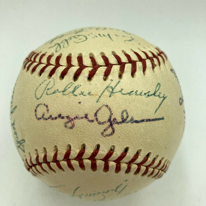 1954 Philadelphia A's Athletics Team Signed American League Baseball JSA COA