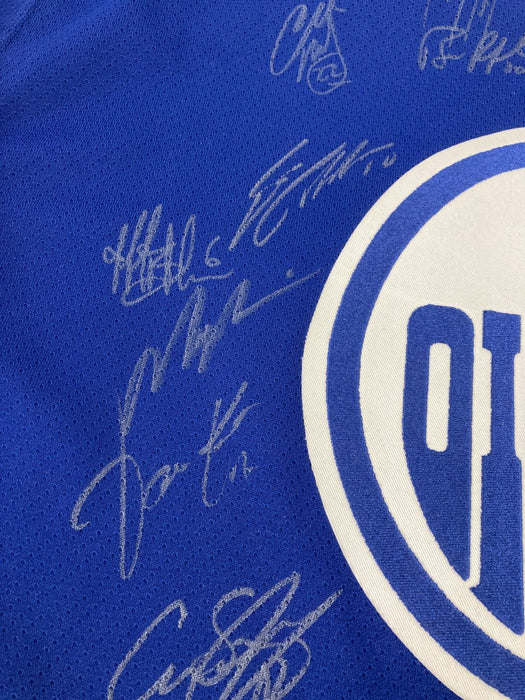 Wayne Gretzky Edmonton Oilers HOF Legends Multi Signed Jersey 24 Sigs JSA COA