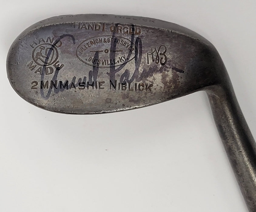 Arnold Palmer Signed Vintage Hillerich & Bradsby Golf Club JSA COA