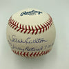 Steve Carlton #32 Retired 7-29-1989 Signed Hall Of Fame MLB Baseball JSA COA