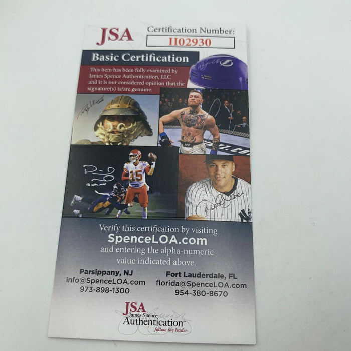 Joe Sewell Signed Vintage American League Macphail Baseball JSA COA