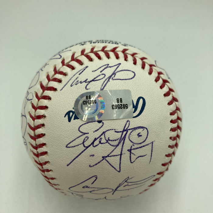 Clayton Kershaw Rookie 2007 All Star Game Team Signed Baseball MLB Authentic