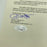 Hank O'Day Hall Of Fame 1918 Umpires Signed National League Baseball JSA COA