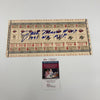 Jack Morris 1991 WS MVP Signed 1991 World Series Uncut Ticket Sheet JSA COA
