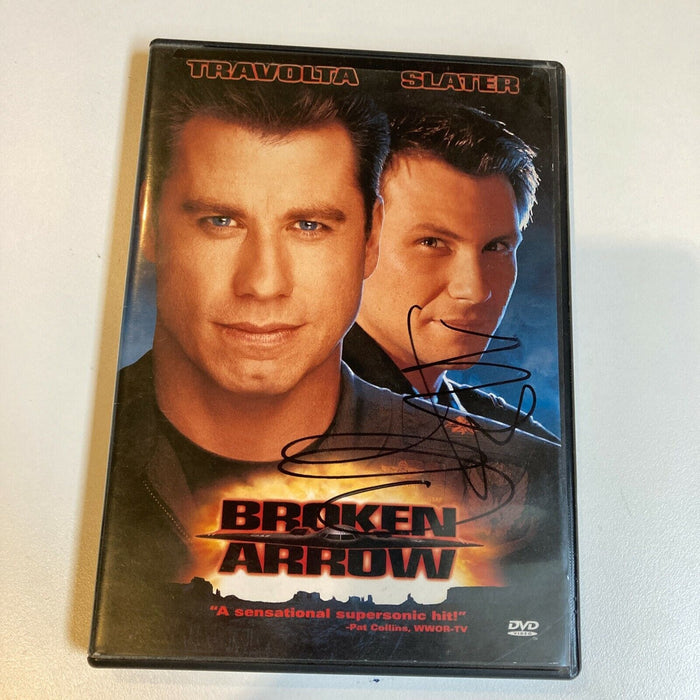 Christian Slater & Samantha Mathis Signed Broken Arrow DVD JSA COA