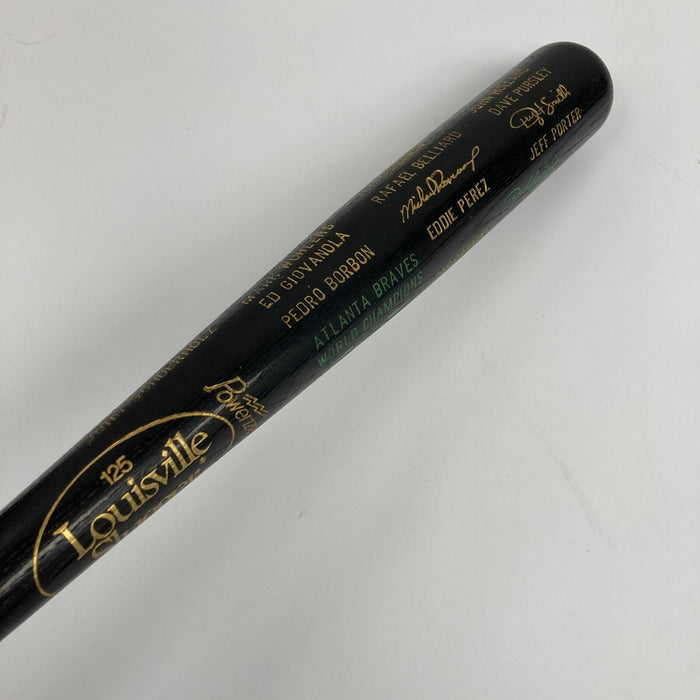 1995 Atlanta Braves World Series Champs Team Presentation Bat