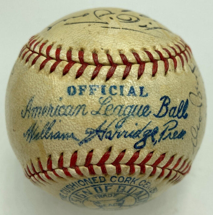 The Finest Babe Ruth & Lou Gehrig 1934 Tour of Japan Team Signed Baseball PSA