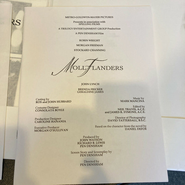 Stockard Channing Signed Moll Flanders Movie Folder With JSA COA