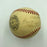 Legendary Hitting Coach Charley Lau 1954 Fort Lewis Military Signed Baseball