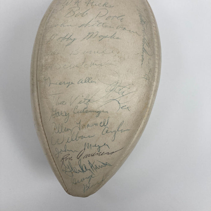 1966 Houston Oilers Team Signed Spalding Official AFL Football JSA COA 50+ Sigs