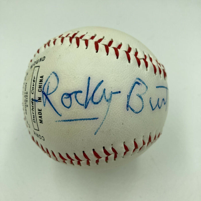 Burt Young Signed Autographed Baseball With JSA COA Rocky Movie Star