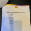 Kobe Bryant 2003-04 Los Angeles Lakers Team Signed NBA Game Basketball JSA COA