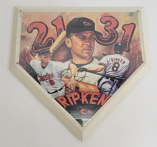 Cal Ripken Jr. Autographed Commemorative Home Plate LE #424/2131