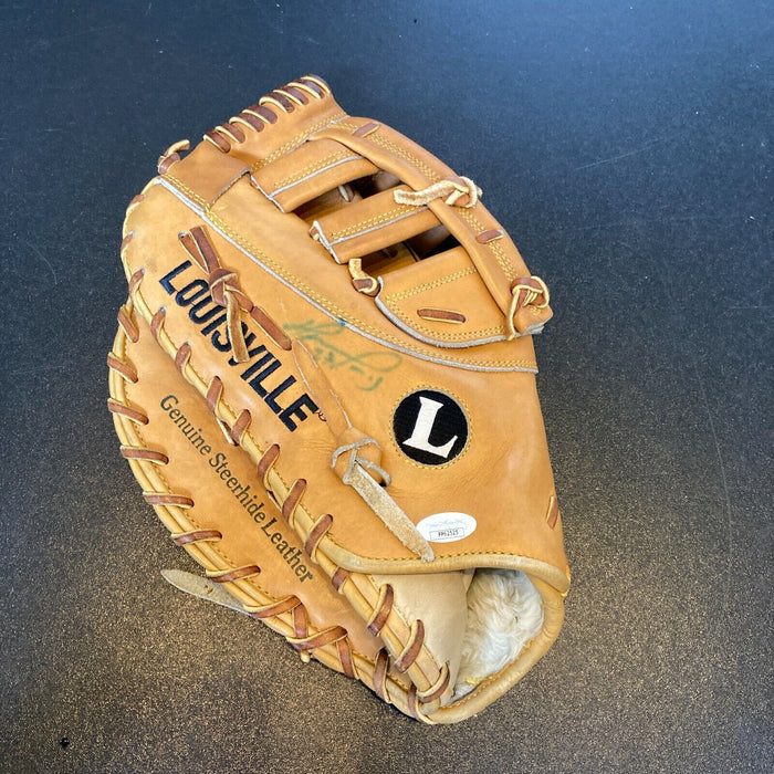 Rare David Ortiz Signed Authentic Game Model Baseball Glove Red Sox JSA COA