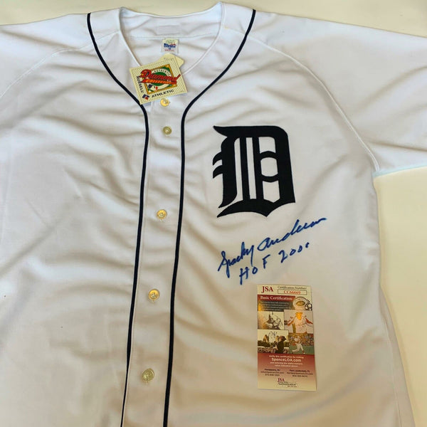 Sparky Anderson "Hall Of Fame 2000" Signed Detroit Tigers Jersey With JSA COA