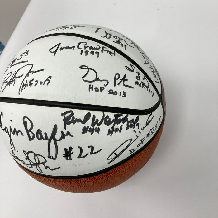 2019 NBA Hall Of Fame Induction Signed Basketball 15 Sigs JSA COA