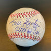 Torii Hunter 2,000 Hit Game Signed Inscribed Game Used Baseball MLB Authentic