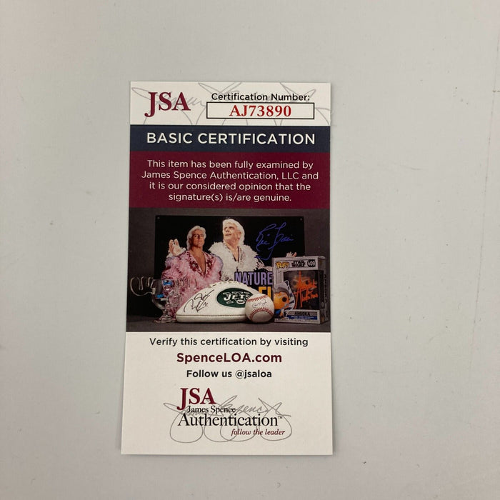 Ryne Sandberg & Wade Boggs Signed 2005 Hall Of Fame Induction Program JSA COA